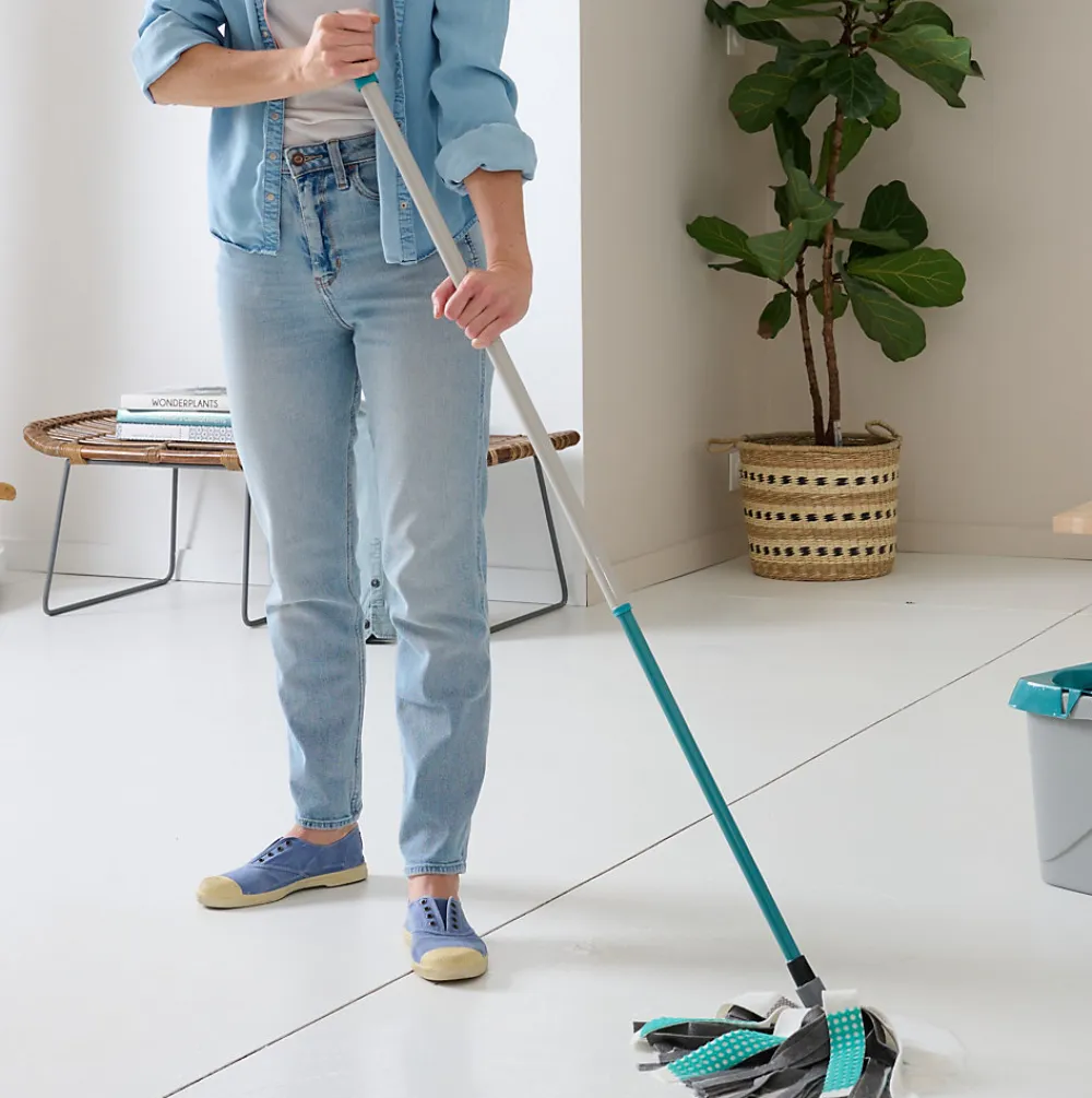 Poignée télescopique plastique et acier L.1,5m>GoodHome Clearance