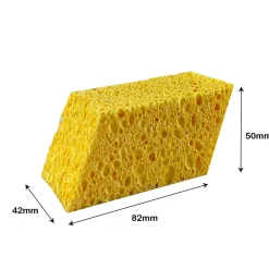 Éponge gros travaux biseautée non abrasif L.8.2 x l.5 x ep.4.2 cm* Eponge