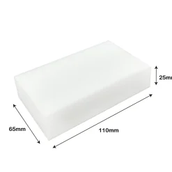 Éponge magique blanc L.11 x l.6,5 x Ép.2,5cm vendue par 3 pièces* Eponge