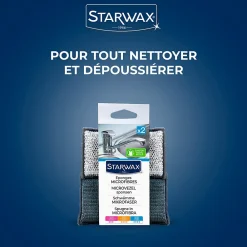 Starwax Éponge microfibres vendue par 2* Eponge