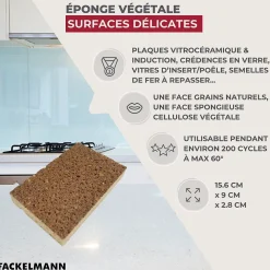 Éponge Végétale Multi-Surfaces fragiles Fackelmann Tecno* Eponge