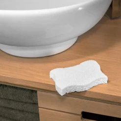 Éponges grattantes nettoyage doux salle de bain x2><noscript><img width=
