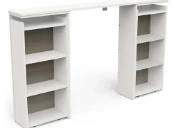 Pont de lit 6 niches " Clyde" Blanc>Habitat Et Jardin New