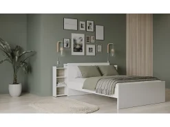 Pont de lit 6 niches " Clyde" Blanc>Habitat Et Jardin New