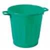 Gilac Poubelle ronde tri sélectif 50 L - vert* Seau, Bassine, Récipient De Ménage