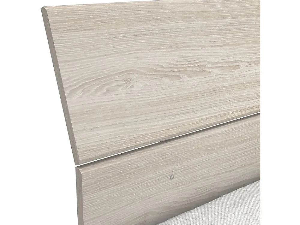 PRICY Lit 140x190/200cm - Decor Chene shannon - L 145 x P 205 x H 79 cm>Demeyere Online