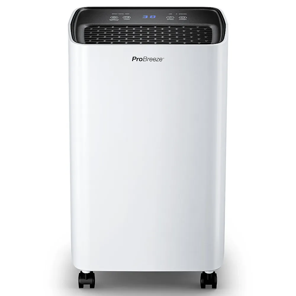 Déshumidificateur compact 12ljour avec design élégant pour pièces jusqu'à 20 m²>Pro Breeze Clearance