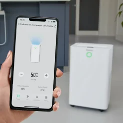Pro Breeze Déshumidificateur 20ljour omnidry avec mode linge et contrôle via application intelligente pour pièce jusqu'à 35 m²* Déshumidificateur D'Air