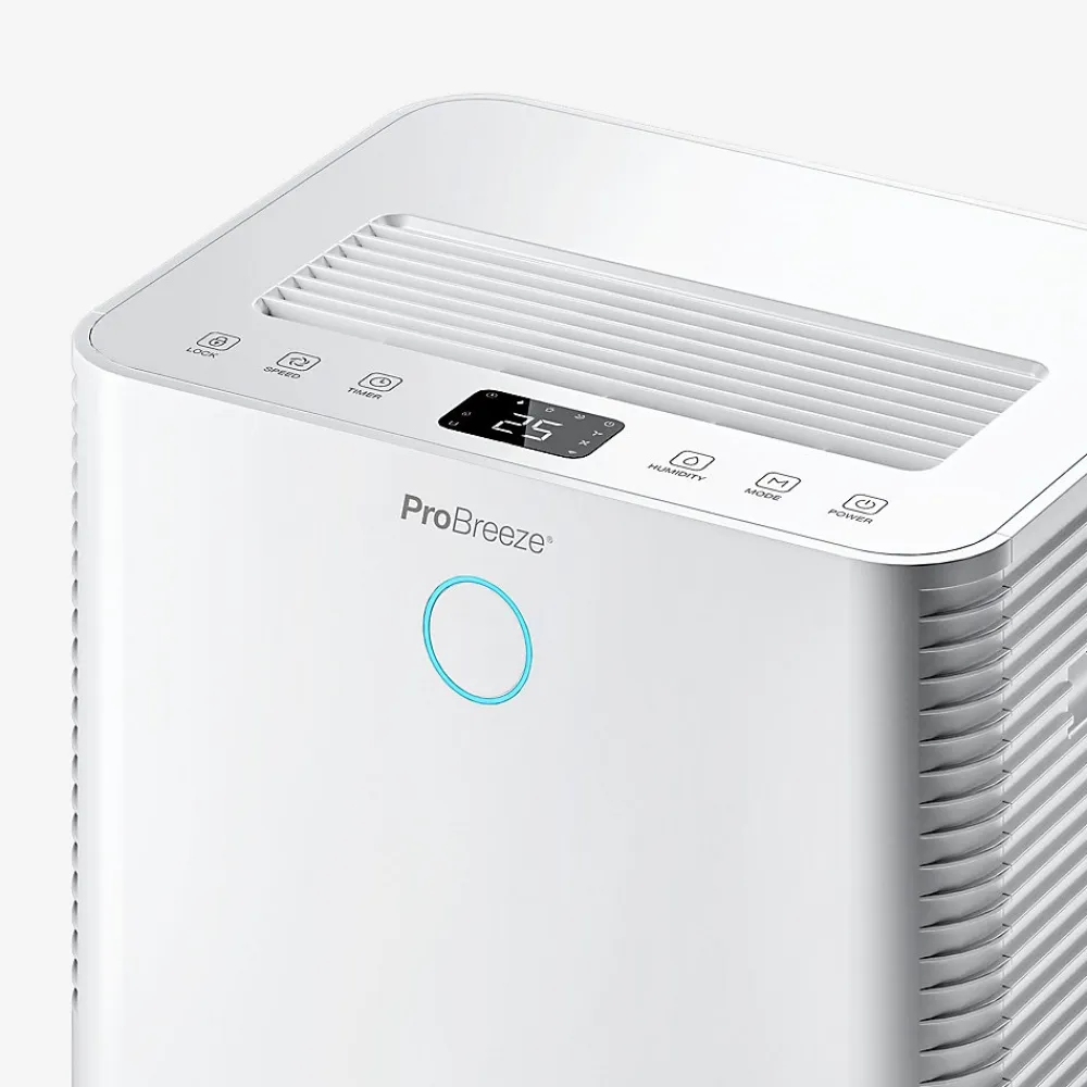 Pro Breeze Déshumidificateur 20ljour omnidry avec mode linge et contrôle via application intelligente pour pièce jusqu'à 35 m²* Déshumidificateur D'Air