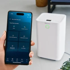 Pro Breeze Déshumidificateur silencieux 12L/jour OmniDry, mode linge, contrôle via app intelligente, pour pièces jusqu'à 20 m²* Déshumidificateur D'Air