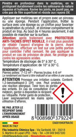 Protecteur anti-taches effet mouillé 250mL>Fila