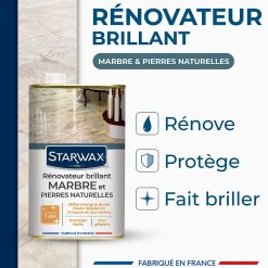 Starwax Protection entretien marbres 1L* Nettoyant Et Entretien Pour Sol