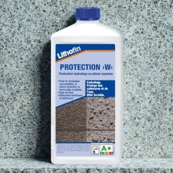 Lithofin Protection W - Imprégnation hydrofuge pour les pierres naturelles - - 1 L* Nettoyant Et Entretien Pour Sol