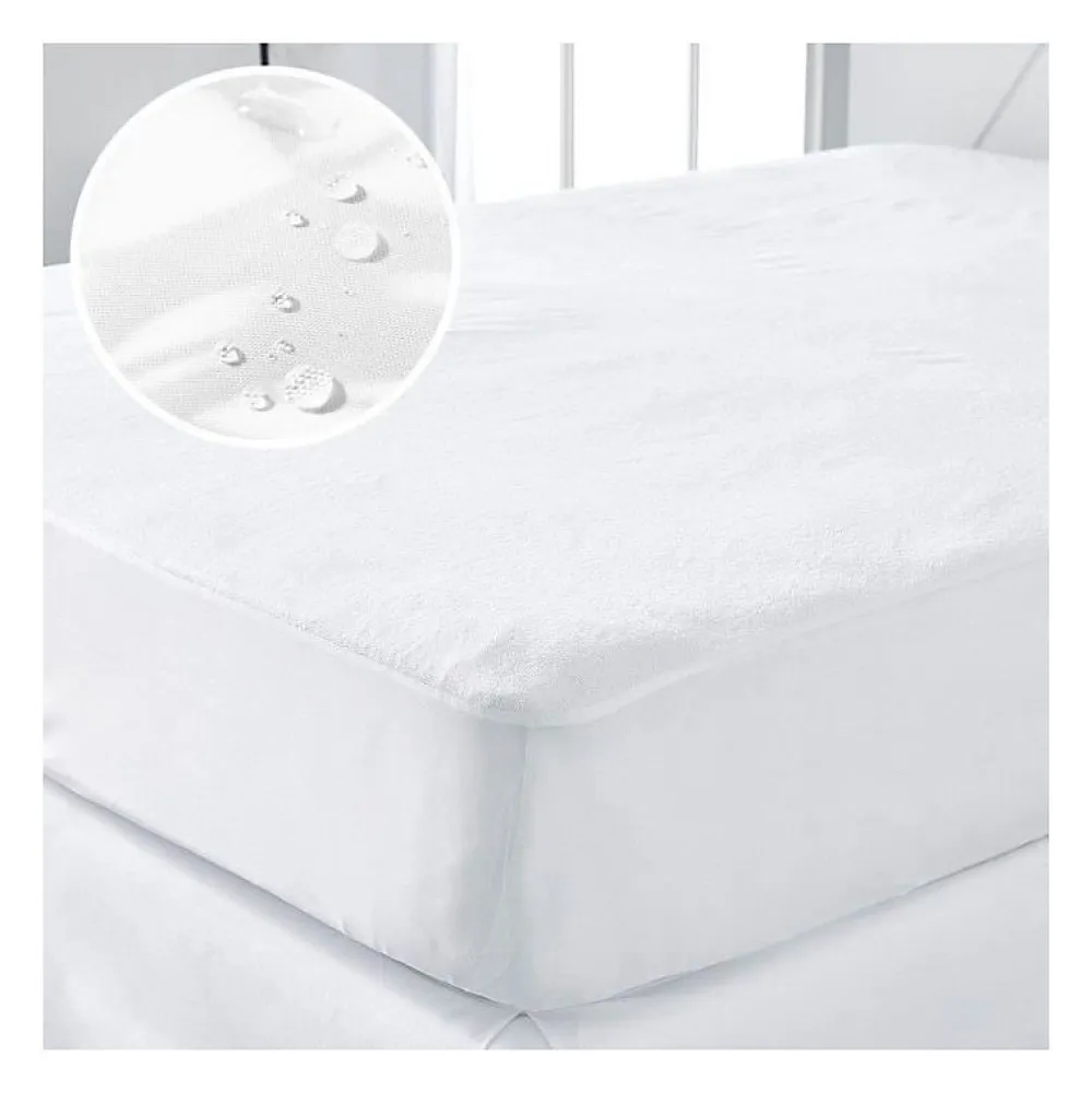 Todays Tools Protege matelas imperméable - TODAY - Essential - Pour lit 2 personnes - 90 x 190 cm - Anti-acarien* Protège Matelas