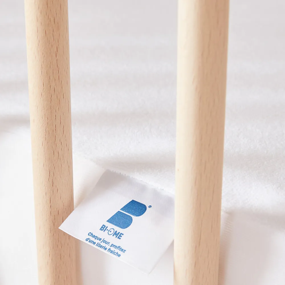 Protège Matelas Bébé Anti-acarien - Alèse imperméable Souple et Silencieuse - Bouclette 100% Coton : Doux et Absorbant - Oeko-Tex>Babysom Hot