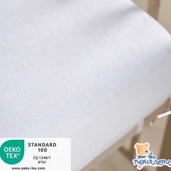 Protège Matelas Bébé Bamboo - Alèse Imperméable - Doux - Sans traitement chimique - Respirant et Silencieux><noscript><img width=