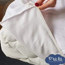 Protège Matelas Bébé Éponge 100% Coton - Greenfirst : Traitement Végétal contre les Acariens - Alèse Imperméable><noscript><img width=
