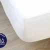 Dodo Protège matelas imperméable et anti-acariens - 140 x 190 cm - SAPHIR* Protège Matelas
