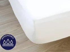 Dodo Protège matelas imperméable et anti-acariens - 140 x 190 cm - SAPHIR* Protège Matelas
