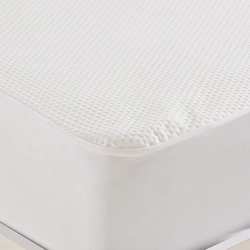 Protège matelas imperméable en bambou/polyester bonnet 30 cm 80x200 cm SENSAIR>Sensei Maison Discount