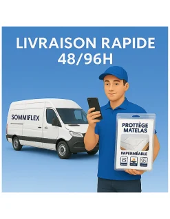 Protège Matelas 160x200 Imperméable Lavable, Respirant et Silencieux Convient><noscript><img width=