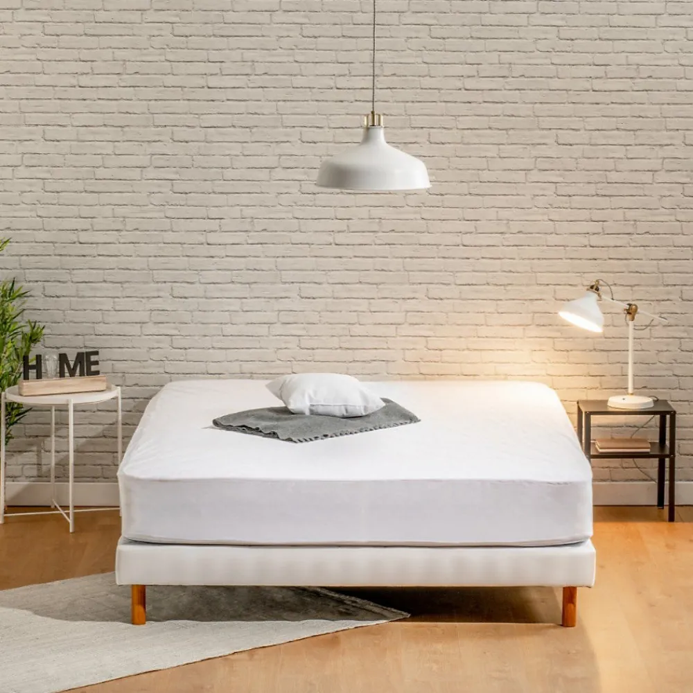 Protège matelas 140x190cm Imperméable Antitaches>Bleu Calin Sale