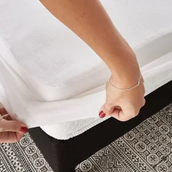 Future Home Protège-matelas anti-acariens absorbant coton 160x200cm* Protège Matelas