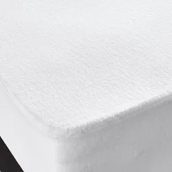 Protège-matelas anti-acariens absorbant coton 140x200cm><noscript><img width=