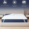 The White Stone Protège-Matelas Imperméable 80x190 cm avec Élastiques* Protège Matelas
