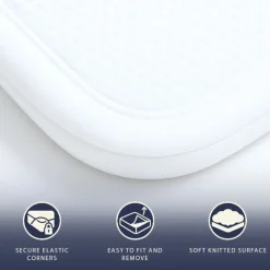 Protège-Matelas Imperméable 80x190 cm avec Élastiques><noscript><img width=