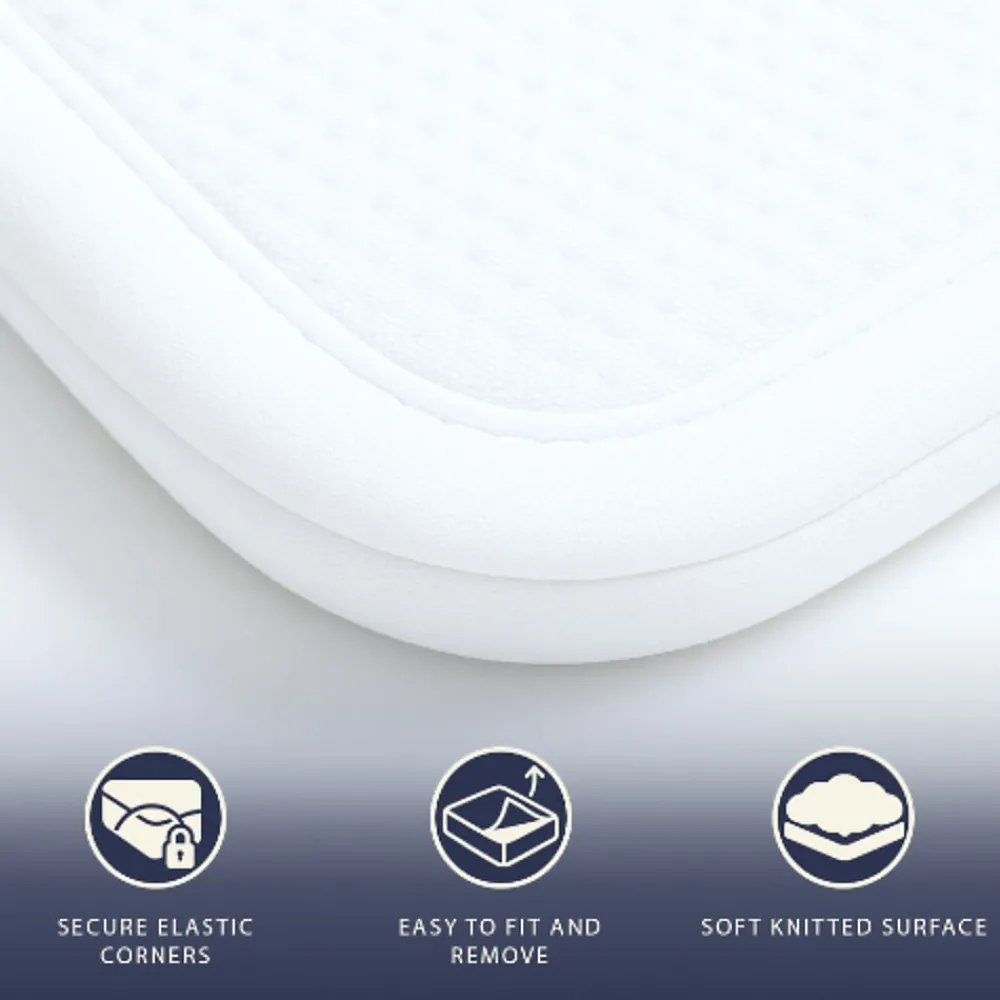 Protège-Matelas Imperméable 80x190 cm avec Élastiques>The White Stone New