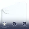 The White Stone Protège-Matelas Imperméable 80x190 cm avec Élastiques* Protège Matelas