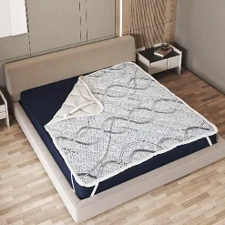 Protège-matelas 80x190 cm avec élastiques>The White Stone Best