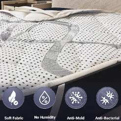 The White Stone Protège-matelas 80x190 cm avec élastiques* Protège Matelas