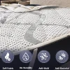 The White Stone Protège-matelas 80x190 cm avec élastiques* Protège Matelas
