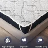The White Stone Protège-matelas 80x190 cm avec élastiques* Protège Matelas
