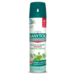 Purificateur d'air surfaces et textiles menthe 600ml>Sanytol New