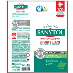 Purificateur d'air surfaces et textiles menthe 600ml><noscript><img width=
