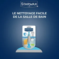 Starwax Raclette de douche coloris bleu/gris largeur 230 mm* Serpillère