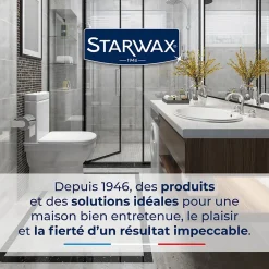 Starwax Raclette de douche coloris bleu/gris largeur 230 mm* Serpillère