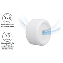 GoodHome Recharge pour absorbeur d'humidité 2 galets neutre 20m² 450g* Absorbeur D'Humidité