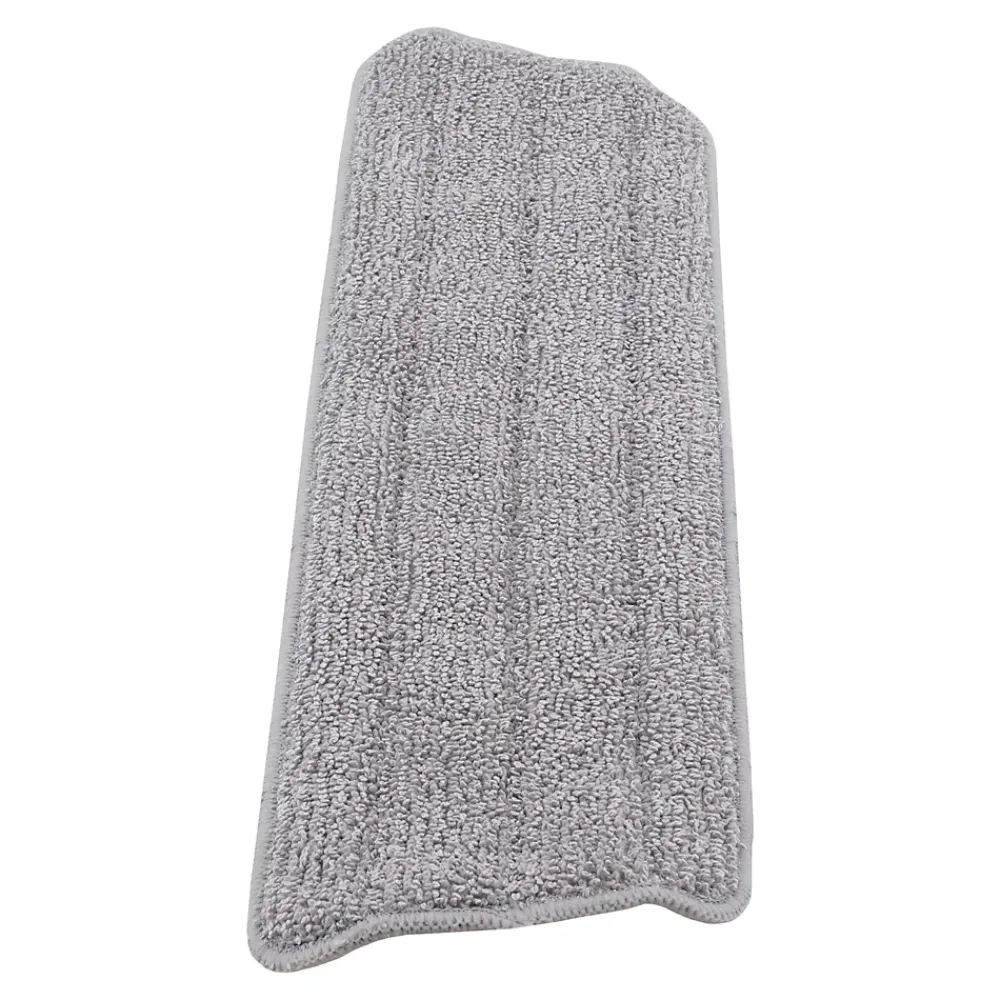GoodHome Recharge pour balai serpillère microfibre avec vaporisateur gris l.41cm* Serpillère