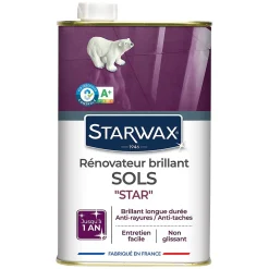 Rénovateur brillant Star longue durée tous sols intérieurs 1L>Starwax New