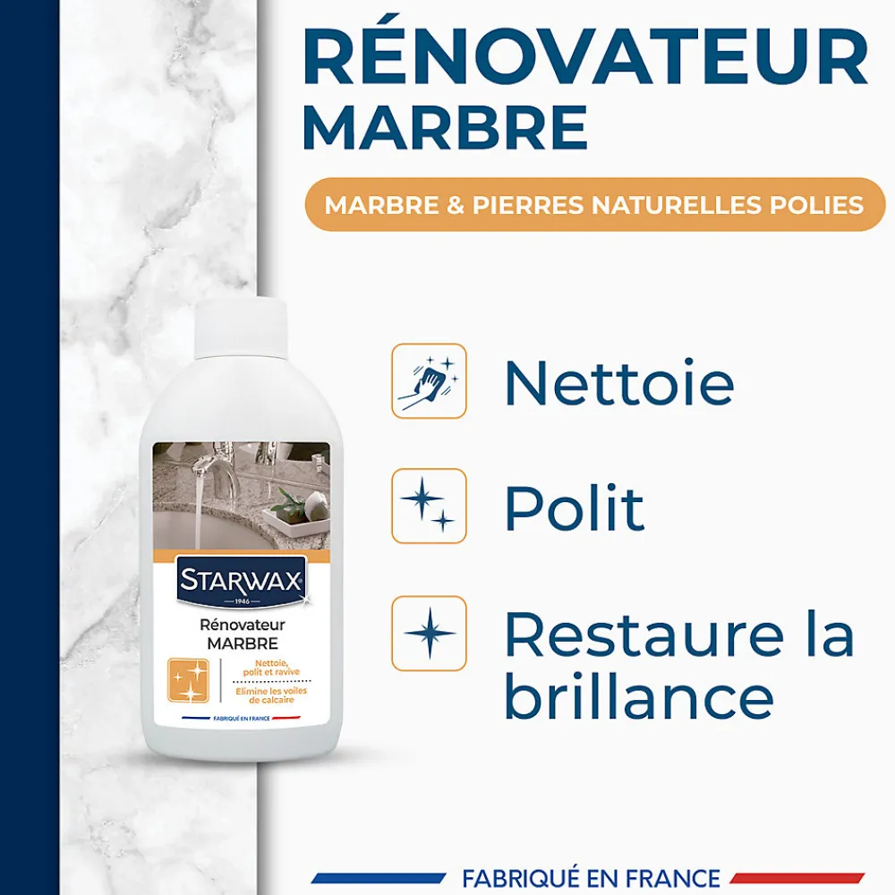 Rénovateur marbre et pierres naturelles 250ml>Starwax Outlet