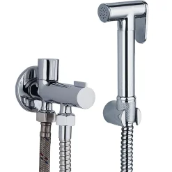 Kibath Robinet WC HYGIÈNE INTIME 1 eau Chrome brillant en laiton* Nettoyant Pour Wc