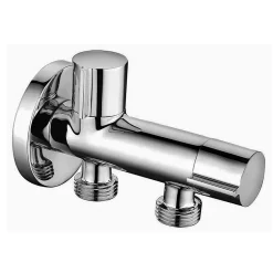 Kibath Robinet WC HYGIÈNE INTIME 1 eau Chrome brillant en laiton* Nettoyant Pour Wc