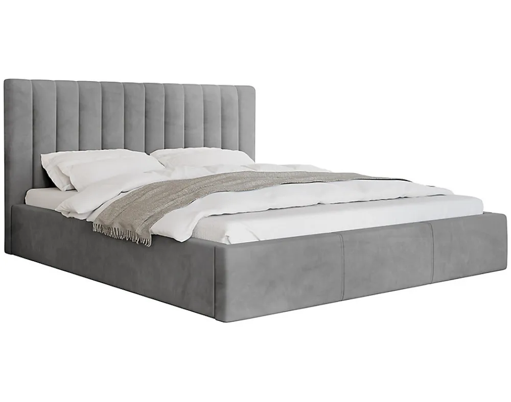 Rosario - lit coffre - 180x200 - sommier inclus - en velours ->Best Mobilier Sale