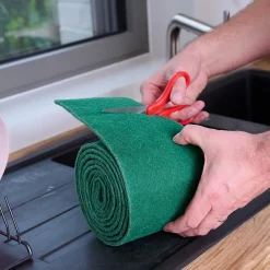 Rouleau tampon à récurer L.3m x l.14 x ep.0,8 cm vert><noscript><img width=