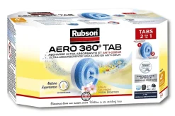 Rubson - Recharge Aero 360 Nature Experience Fleurs Sauvages Lot De 4 Recharges* Absorbeur D'Humidité