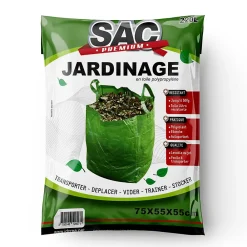 Sac à végétaux Polypro 220L H. 750 mm* Sac Poubelle